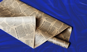 Крафт бумага коричневая Газета с 2-х сторон оптом